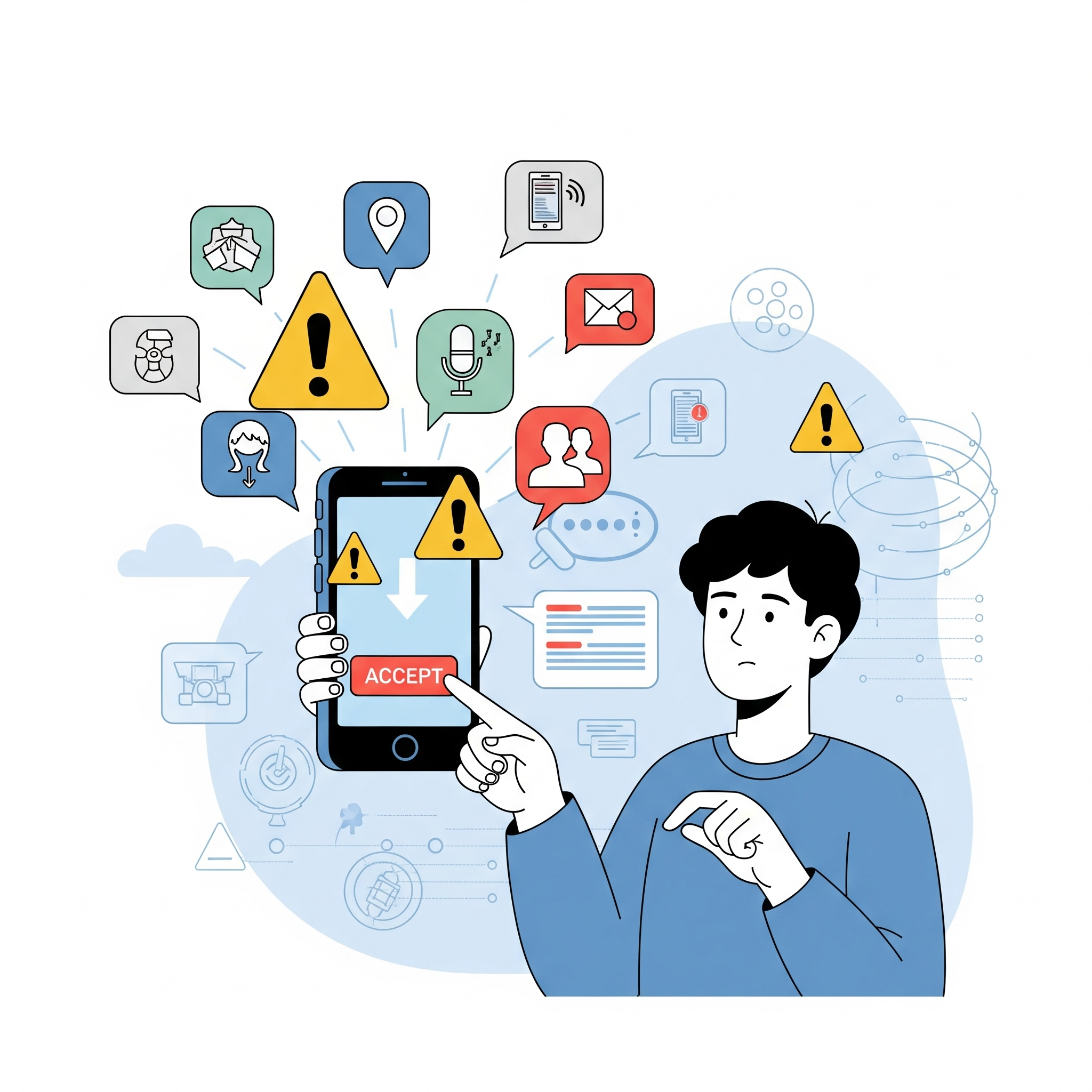 Aceptar todos los permisos de una app