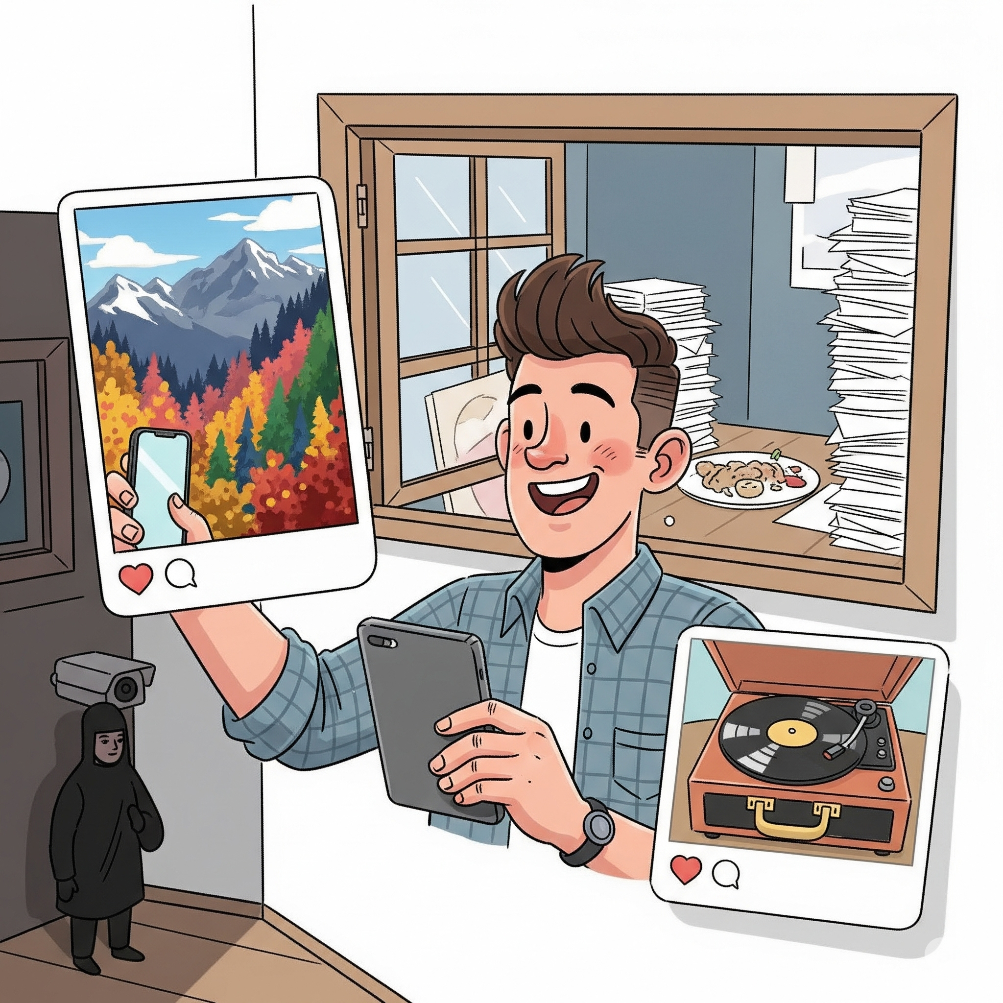 Publicar planes en redes sociales