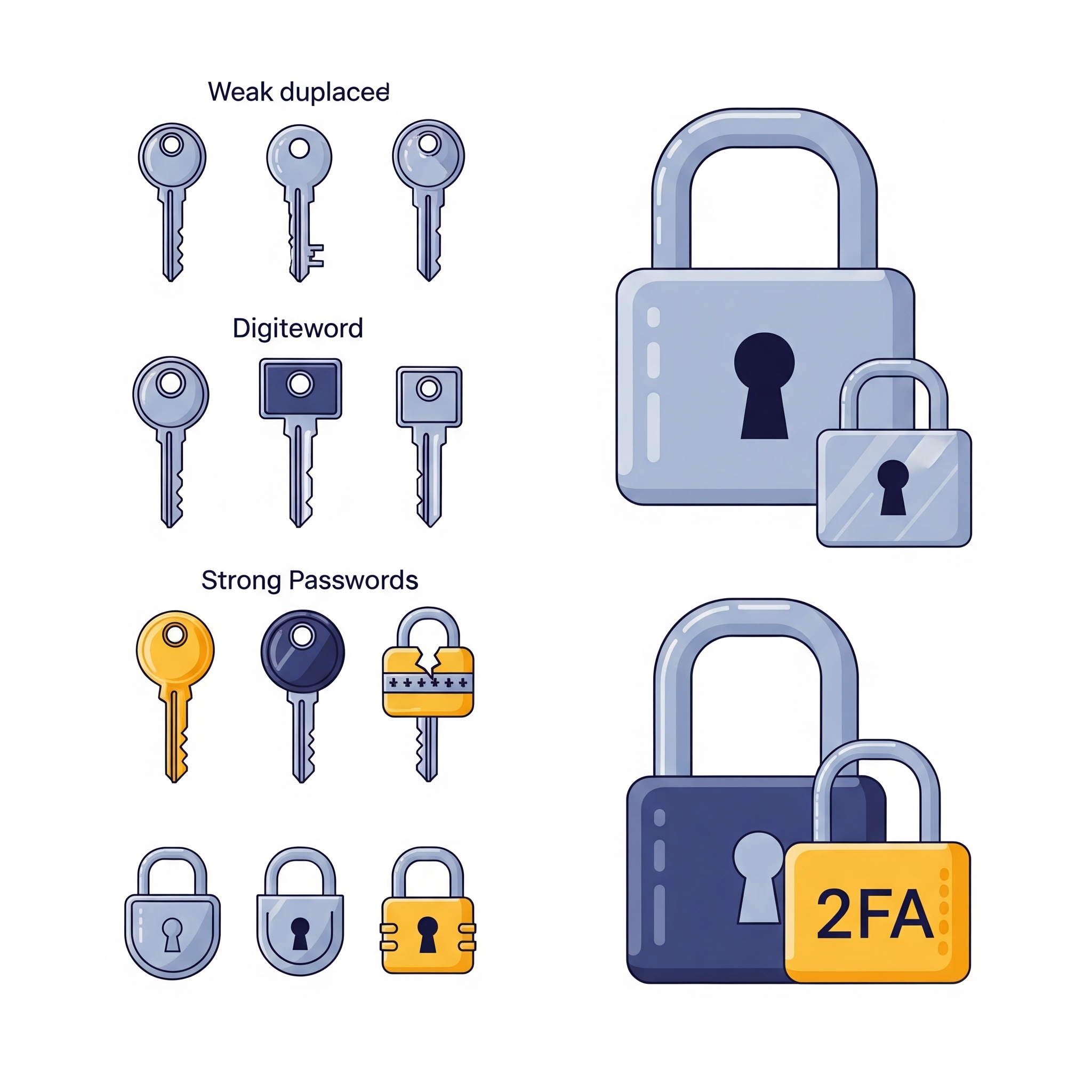Contraseñas seguras y 2FA